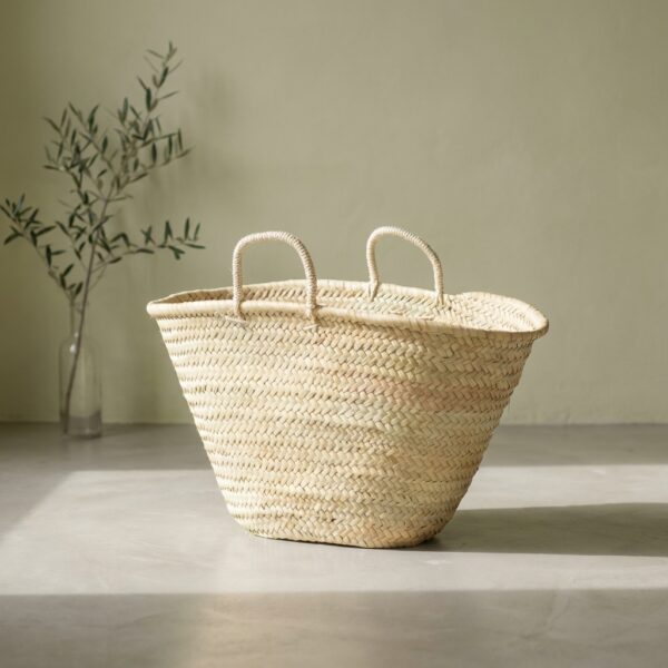 Capazo de Palma Sencillo - Asa Corta